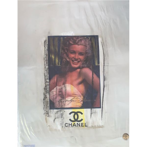 Limited Edition “Chanel Marilyn Monroe  Fairchild Collection Artist Print