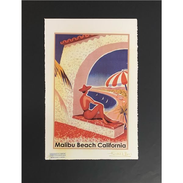 Limited Edition Malibu Beach California Fairchild Collection Print