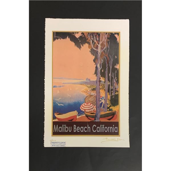 Limited Edition Malibu Beach California Fairchild Collection Print