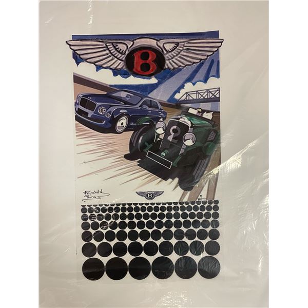 Bentley Motors Fairchild Paris Print Art Collection