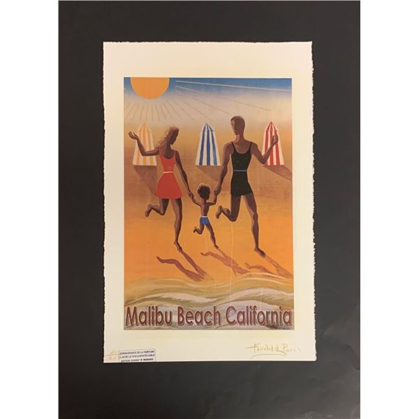 Limited Edition Malibu Beach California Fairchild Collection Print