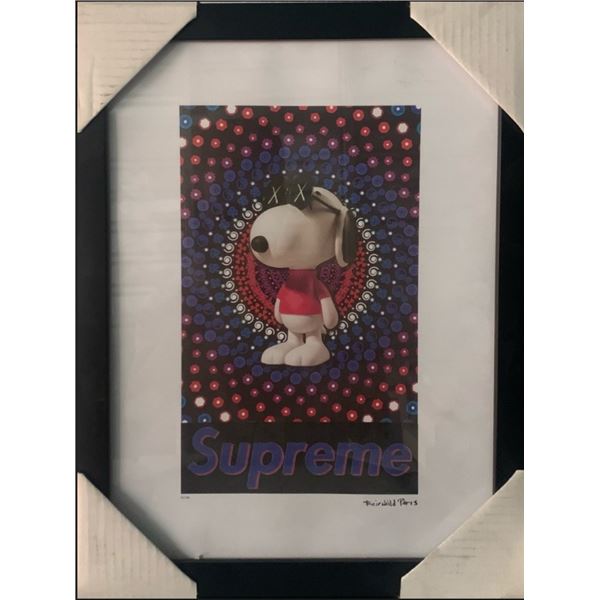 Limited Edition Supreme Snoopy, Fairchild Paris Collection - Framed