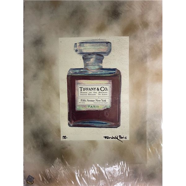 Rare Tiffany & Co. Limited Edition Chanel No. 5  Paris Parfum Fairchild Collection Print