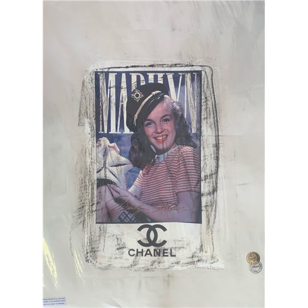 Limited Edition “Chanel Marilyn Monroe" Fairchild Collection Artist Print