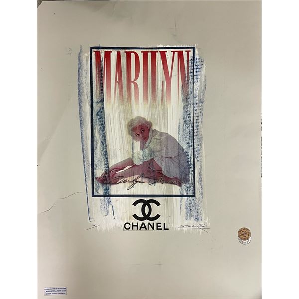 Limited Edition “Chanel Marilyn Monroe" Fairchild Collection Artist Print