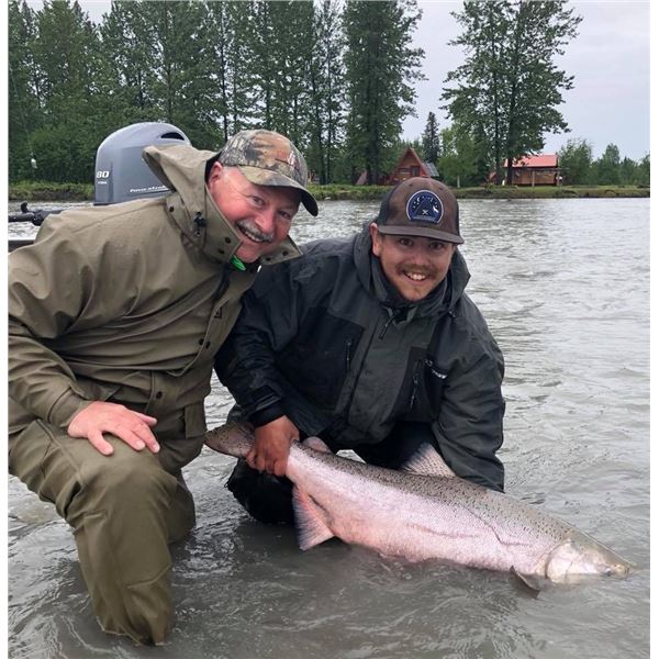 6 DAY/5 NIGHT REMOTE ALASKAN SALMON FISHING TRIP