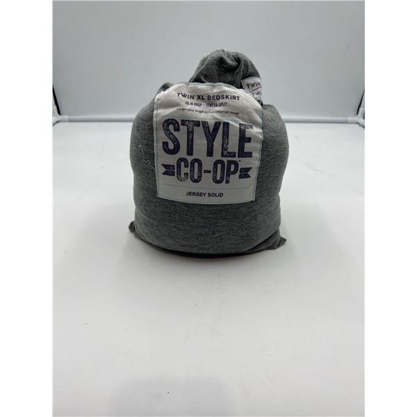 Twin XL BedSkirt Jersey Solid