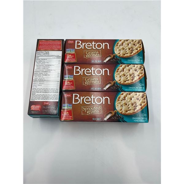 Breton Sprouted Grains Sea Salt (4 X 145G)