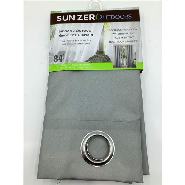 Sun Zero Indoor/Outdoor Grommet Curtain