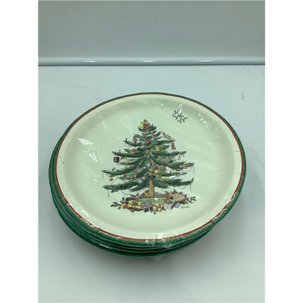 Festive Holiday Paper Plates