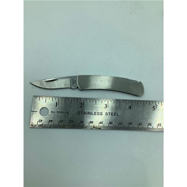 Buck Knife Silver Pocket Knife 4.5in