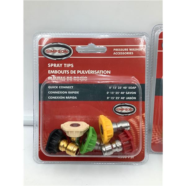 Simpson Spray Tips-Pressure Washer (2 x 5)