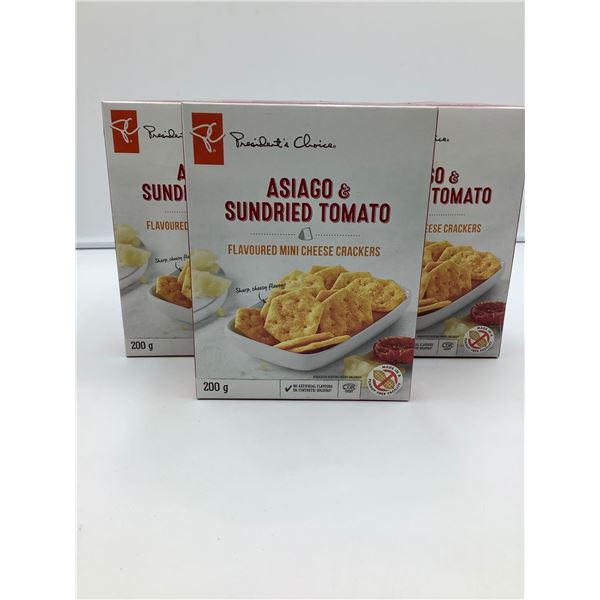 PC Asiago & Sundried Tomato Cheese Crackers (4 x 200g)