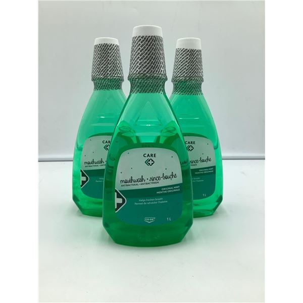 Care Mouthwash-Original Mint (3 x 1L)