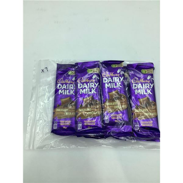Cadbury Dairy Milk Chocolatey Indulgence Milk Chocolate Bars with Creme (7 x 95g)