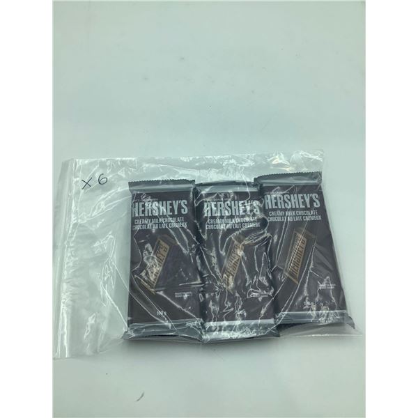 Hershey's Creamy Milk Chocolate Bars (6 x 100g)