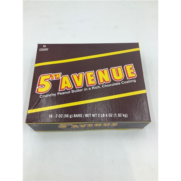 5th Avenue Crunchy Peanut Butter in Chocolate Coating Candy Bar (18 x 56g)
