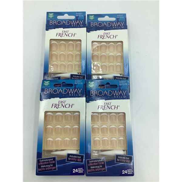 Broadway Fast French Press-on Nails (4 x 24)