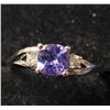 Image 3 : $800 10K  Tanzanite(0.7ct) Diamond(0.04ct) Ring