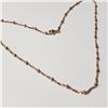 Image 2 : $80 Silver Rose Gold Plated 16" Necklace