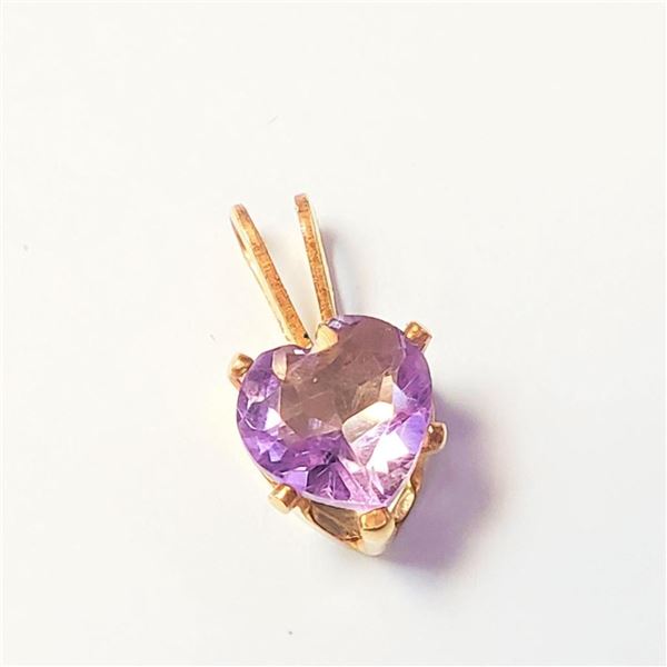 $50  Amethyst 14K Gold Filled(1.1ct) Pendant