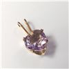 Image 3 : $50  Amethyst 14K Gold Filled(1.1ct) Pendant