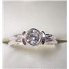 Image 1 : $80 Silver CZ Ring