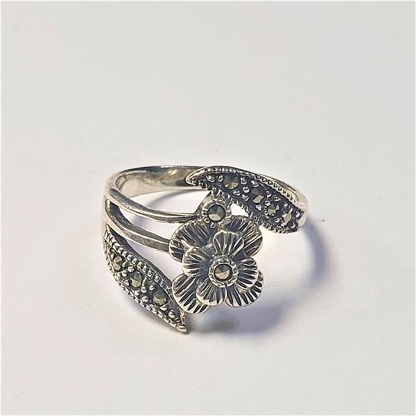 $80 Silver Marcasite Ring