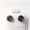 Image 1 : $150 10K  Smokey Quartz(1.8ct) Earrings