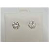 Image 1 : $120 10K  Cz 6.5Mm Earrings