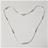 Image 1 : $80 Silver 16"  Necklace