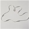 Image 3 : $80 Silver 16"  Necklace