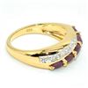 Image 2 : Gold plated Sil Ruby(1.45ct) Ring