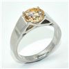 Image 3 : Silver Moissanite(1.8ct) Ring