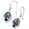 Image 3 : Silver Amethyst(13.5ct) Earrings