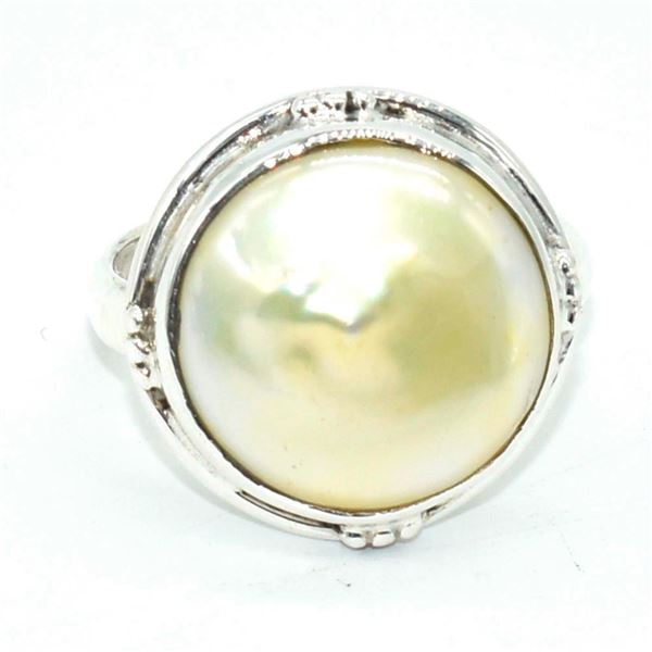 Silver  Pearl(8.1ct) Earrings