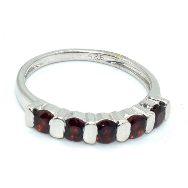Silver Ruby(0.9ct) Ring
