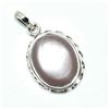 Image 2 : Silver Peach Moonstone(9.2ct) Pendant