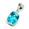 Image 3 : Silver Swiss Blue Quartz(2.75ct) Pendant