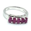 Image 1 : Silver Ruby(0.9ct) Ring