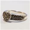 Image 2 : $100 Silver Marcasite Ring