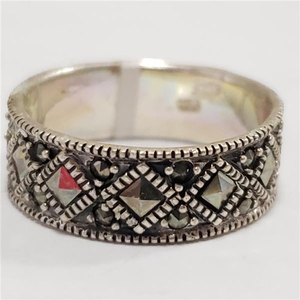 $10 Silver Marcasite Ring