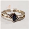 Image 1 : $200 Silver Sapphire Ring