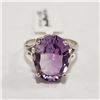 Image 1 : $2000 10K  Amethyst(10ct) Ring