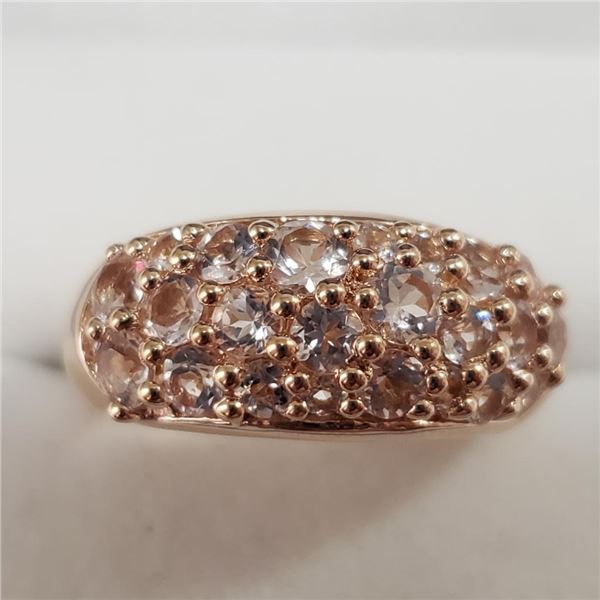 $400 Silver Morganite(1.8ct) Ring