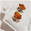 Image 2 : $200 10K  Carnelian(1.4ct) Earrings