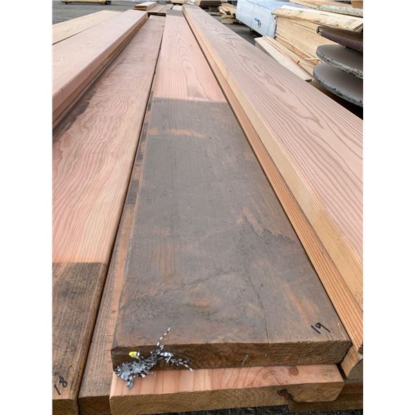 One - 2"x10"x19FT W.R.Cedar Plank