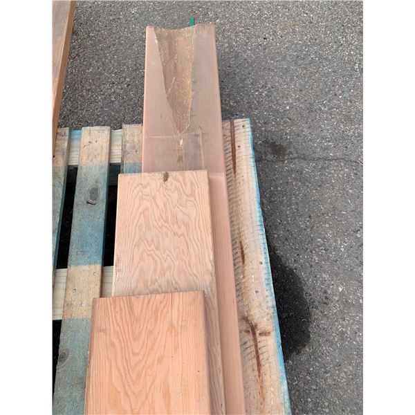 LOT OF 3 CEDAR BOARDS - 2"x10"x12ft, 14ft & 16ft