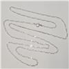 Image 2 : Silver Necklace (~length 30 inches) (~weight 5g), Made in Canada, Suggested Retail Value $120