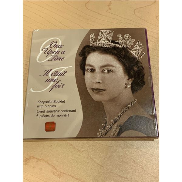 Royal Canadian Mint issued Queen Elizabeth Silver Jubilee collector coin set of 5 - $.50 pieces 1952